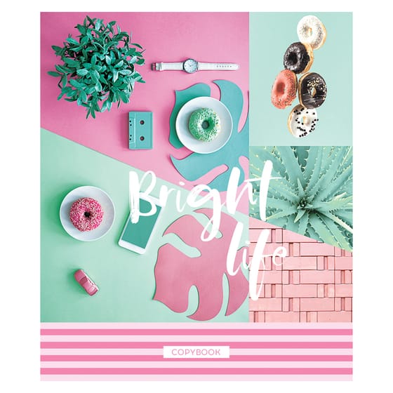 Тетрадь 96л. "Стиль. Bright life", клетка от интернет-магазина kancelyar.by