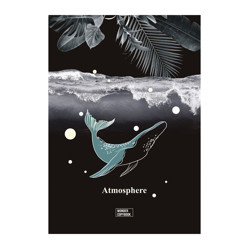 Тетрадь А4 80л, "Wonder", BG, клетка