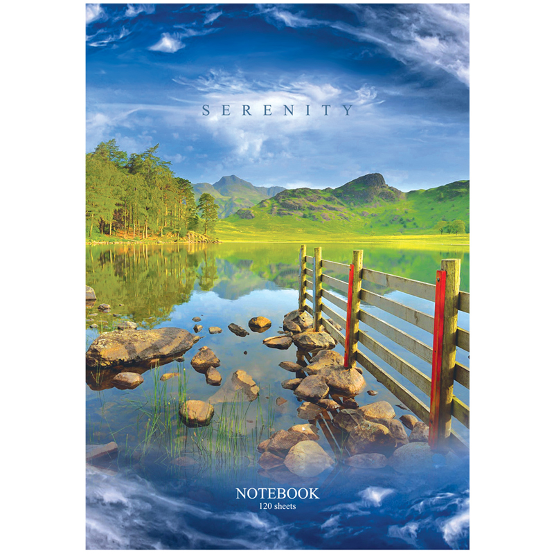Бизнес-блокнот А4, 120л., "Serenity" BG