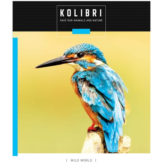 Тетрадь 48л. "Животные. Save wild world", клетка от интернет-магазина kancelyar.by