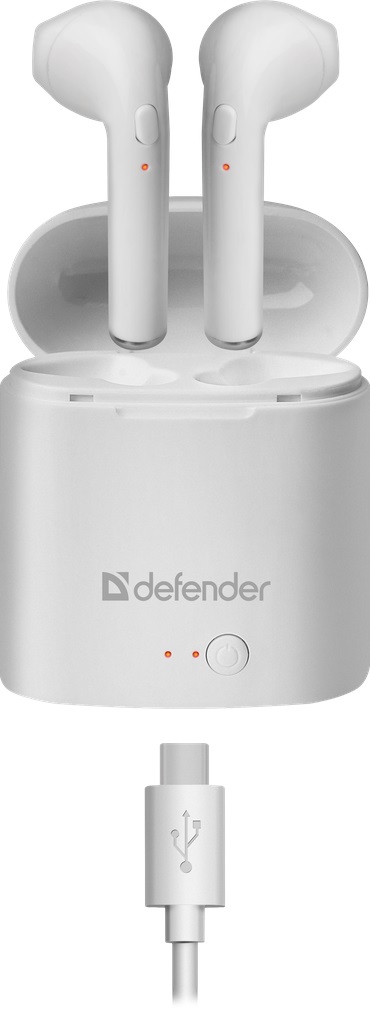 Наушники беспроводные Defender Twins 630, с микрофоном