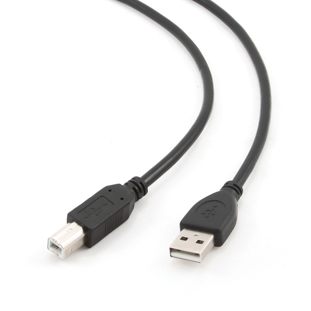 Кабель USB 2.0 Am-Bm, для принтера Cablexpert, 3,0m от интернет-магазина kancelyar.by