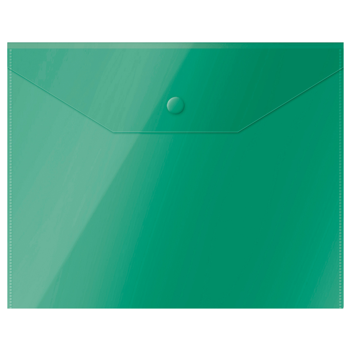 Папка-конверт A5, зеленая, СТАММ