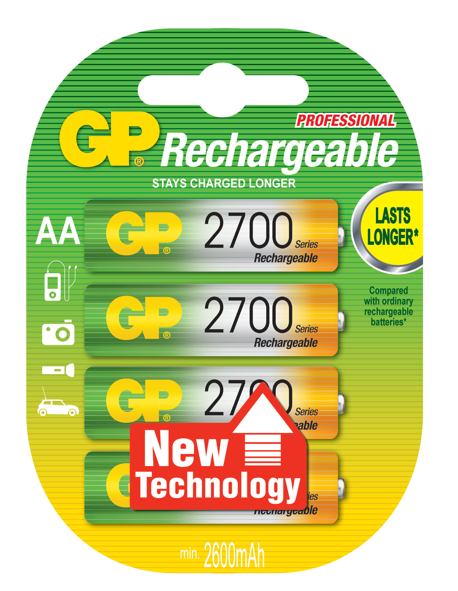 Аккумулятор АA GP 2700mAh от интернет-магазина kancelyar.by