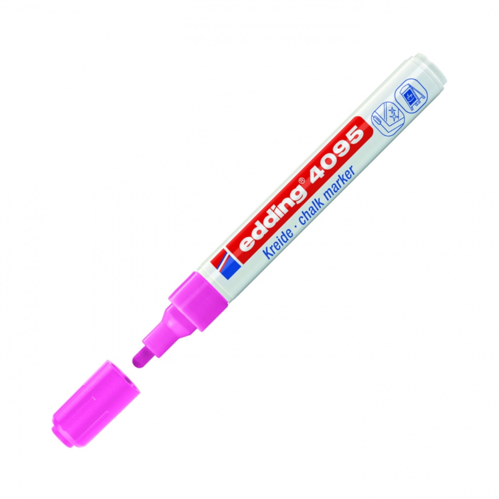 Маркер меловой Edding 4095, розовый