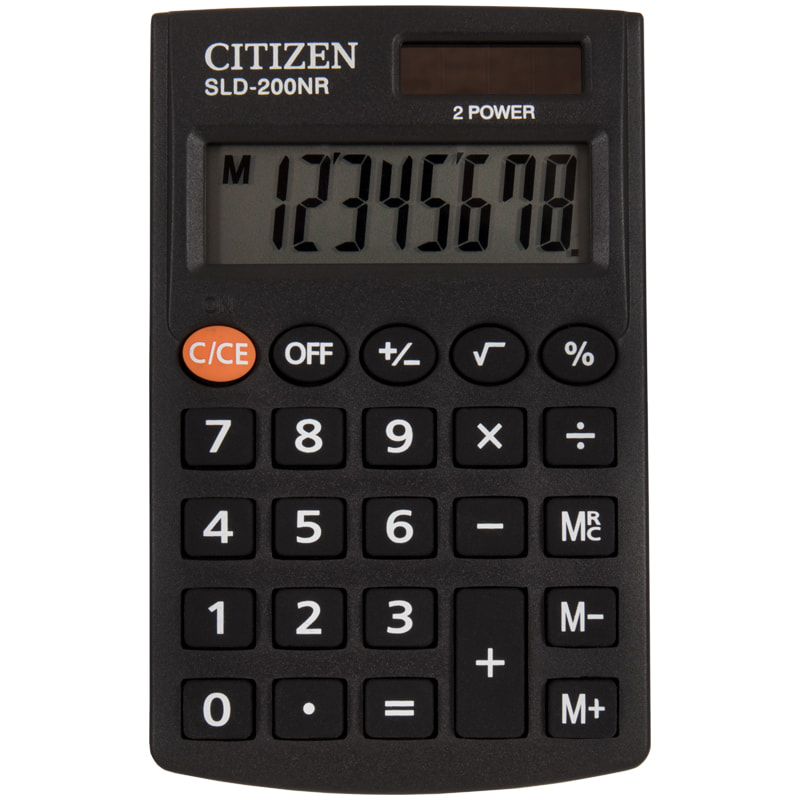Калькулятор Citizen SLD-200NR