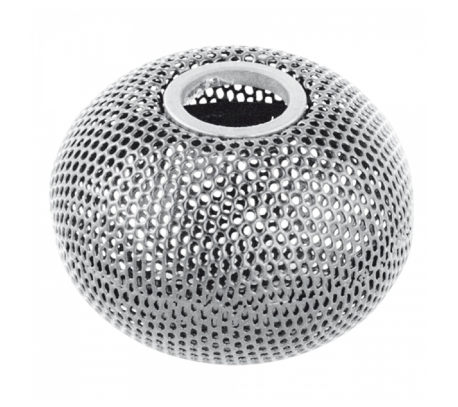 Скрепочница магнитная круглая, метал, серебро