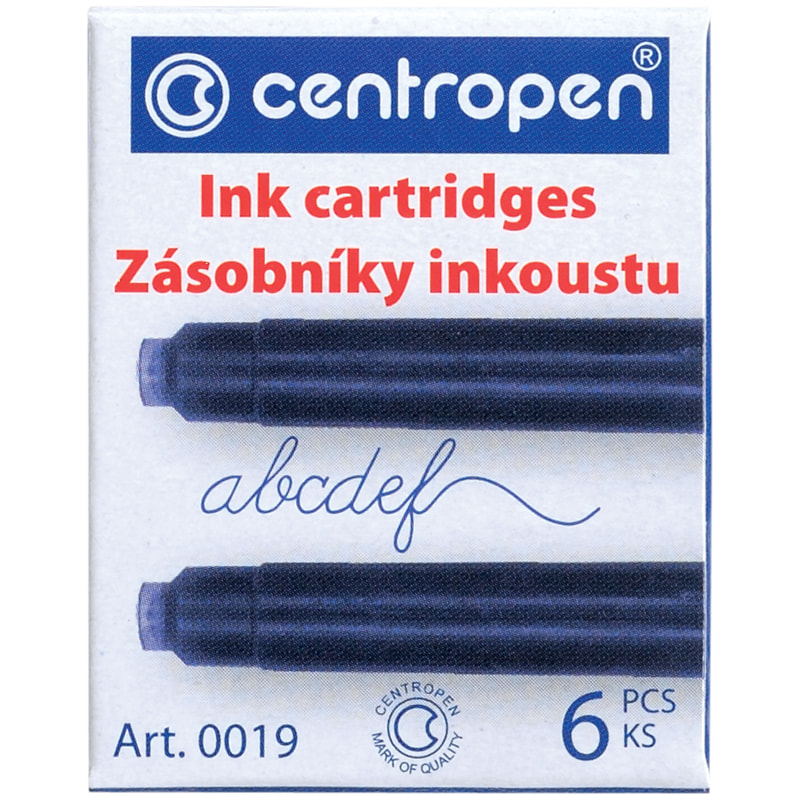 Баллончики Centropen, синие, 6шт от интернет-магазина kancelyar.by