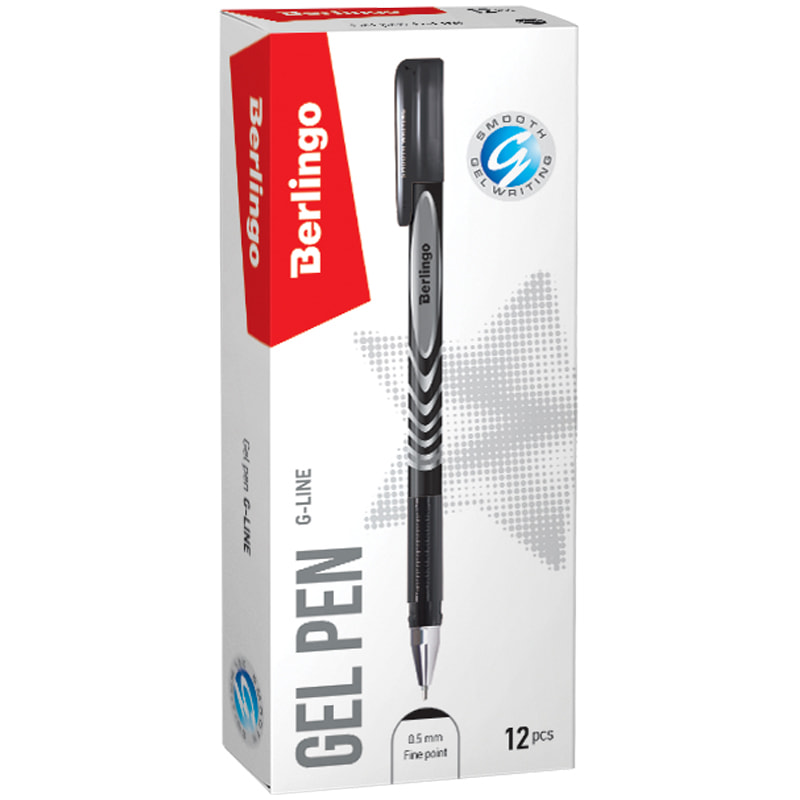 Ручка гелевая "G-Line", черная