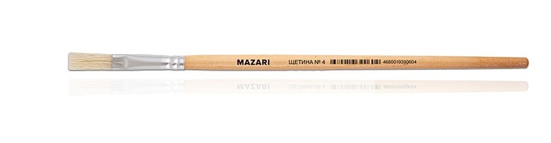 Кисть для клея №4 щетина, Mazari