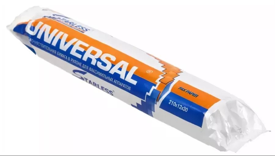 Лента факсовая  210*12*30мм, 17метров