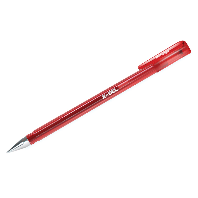 Ручка гелевая "X-Gel", красная от интернет-магазина kancelyar.by