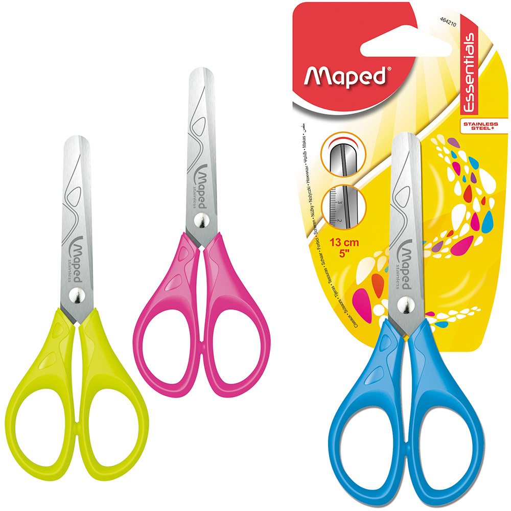 Ножницы детские 13см Maped "Essentials" от интернет-магазина kancelyar.by