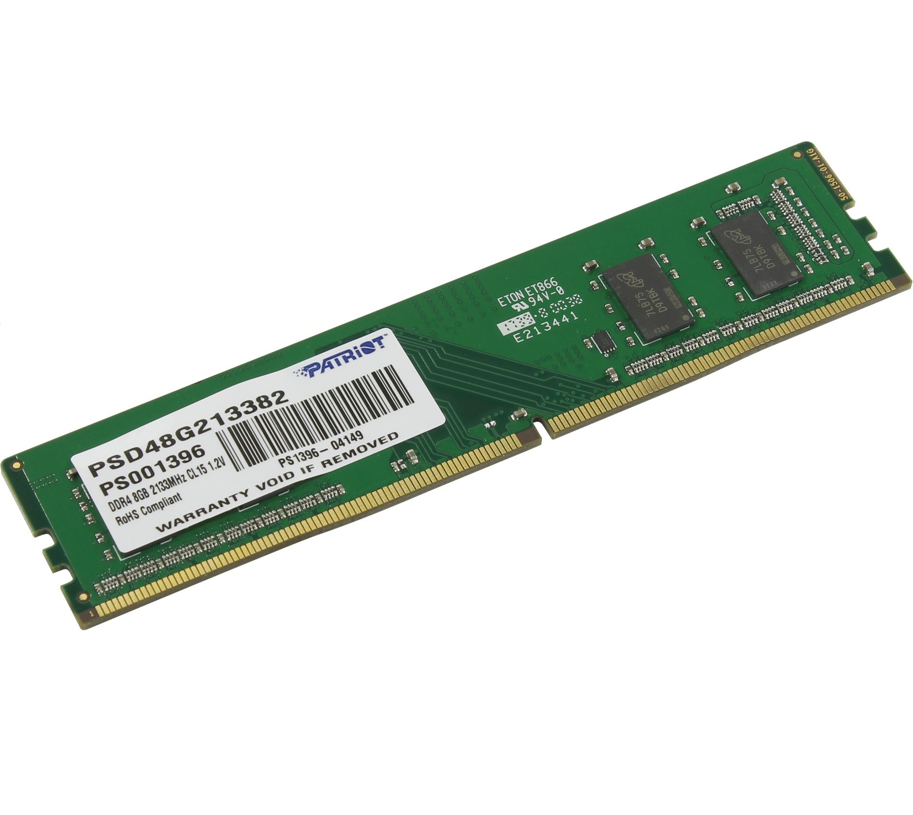 Модуль памяти DDR4-2666 8GB Patriot PSD48G26682