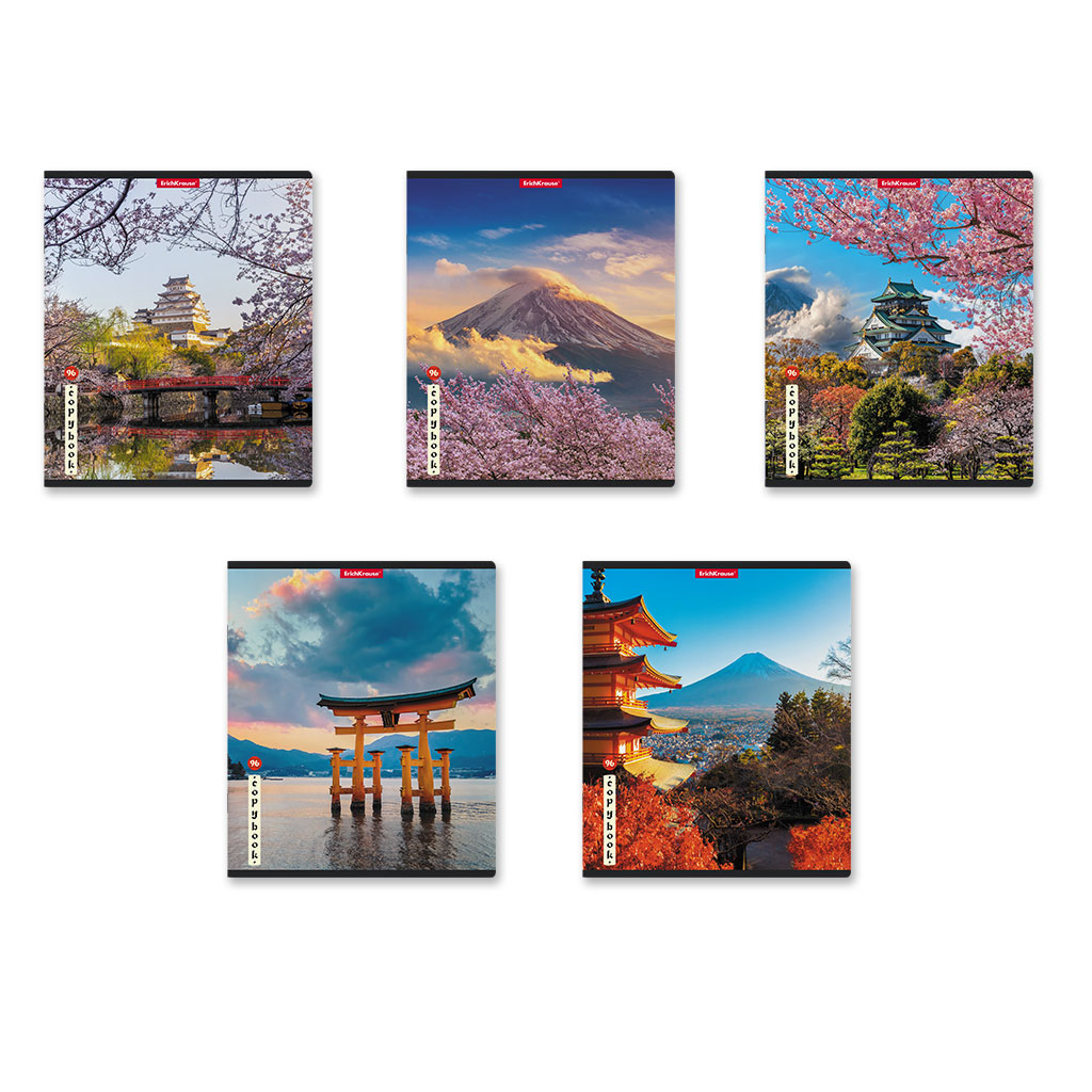 Тетрадь 96л. "Mysterious Japan", EK, клетка от интернет-магазина kancelyar.by