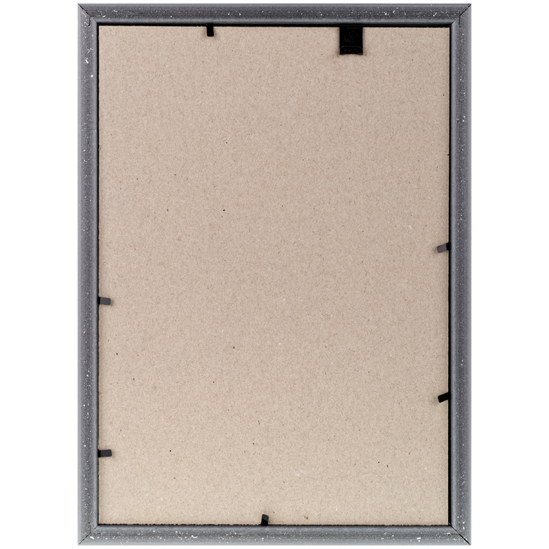 Фоторамка А4, пластик, №9 серебро