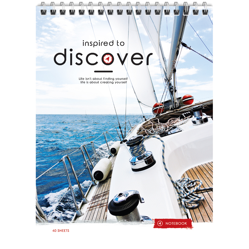 Блокнот А5 "Men hobby. Яхтинг", 40л. спираль