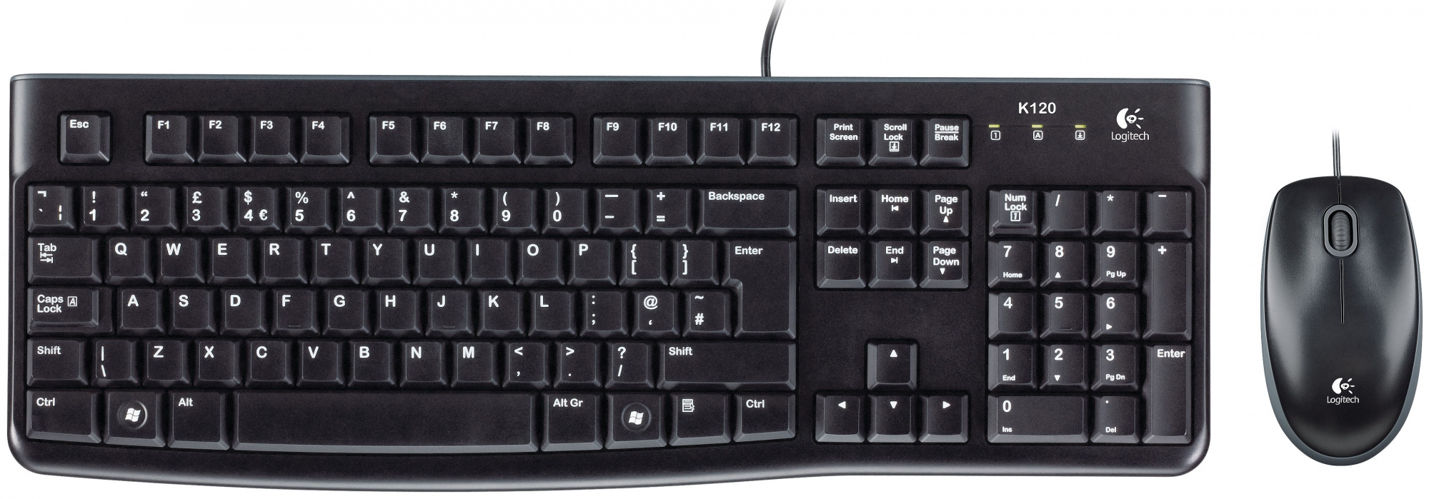 Клавиатура+мышь Logitech MK120