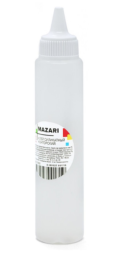 Клей силикатный, 110г, Mazari от интернет-магазина kancelyar.by