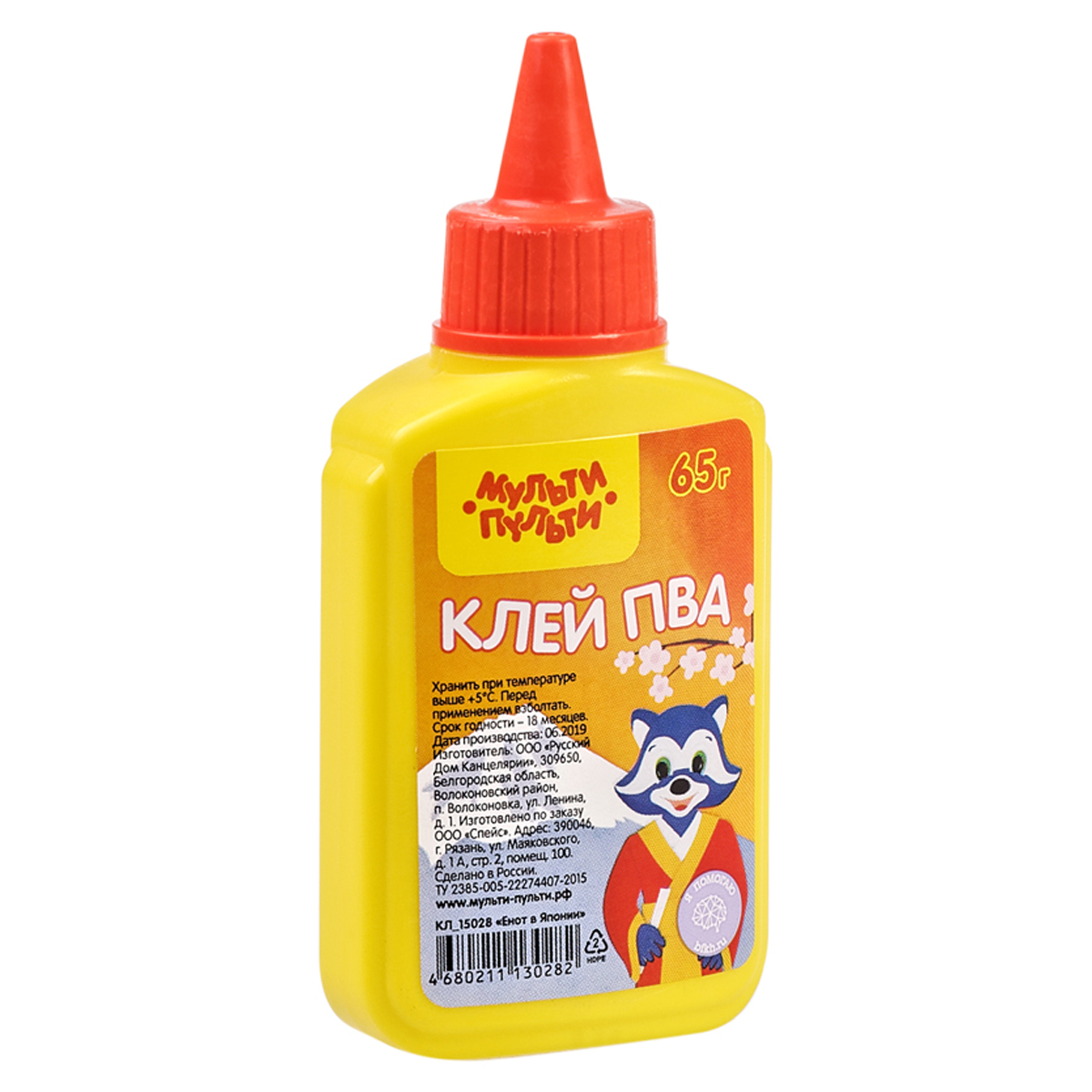 Клей ПВА 65г. "Енот в Японии"