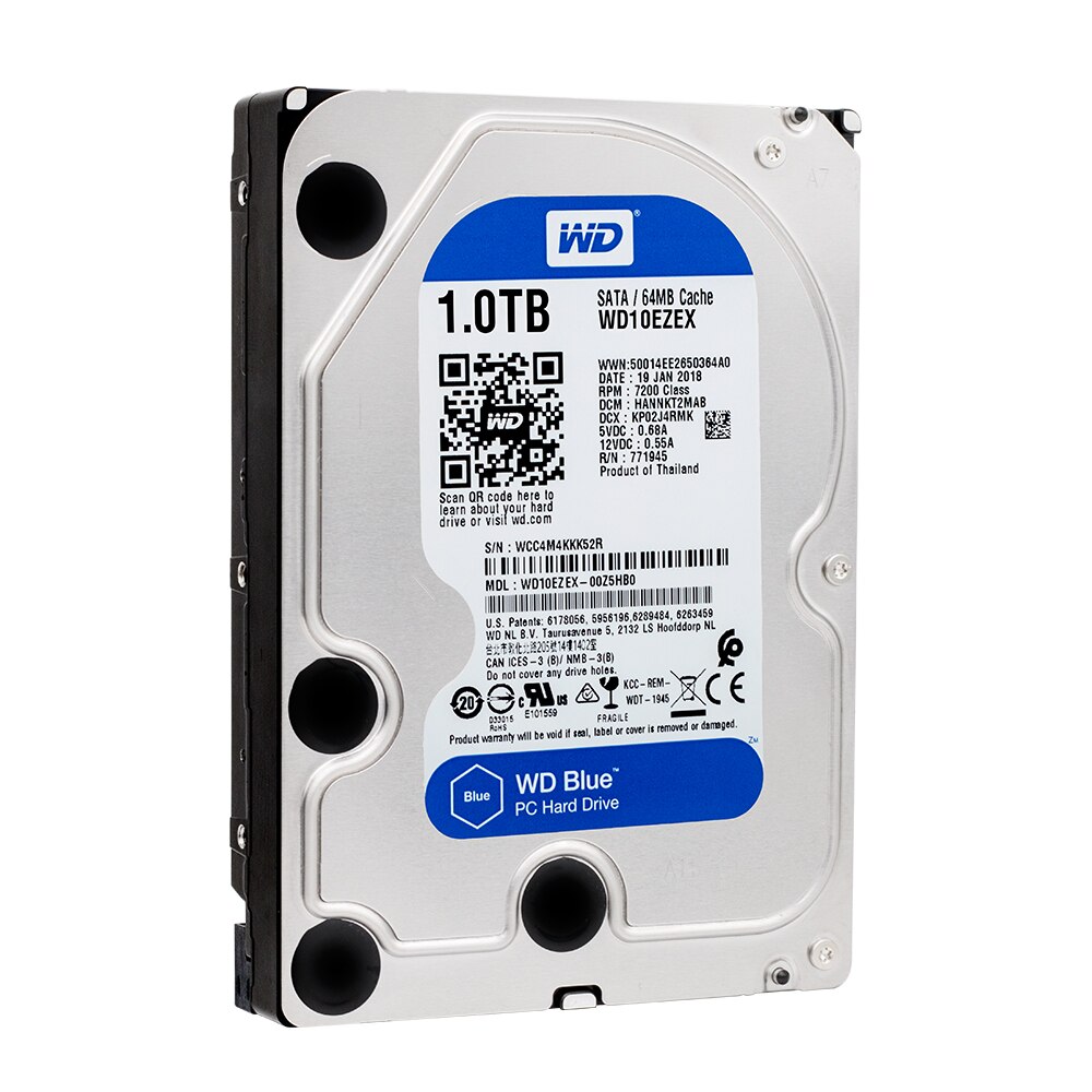 Жесткий диск 1000GB, WD10EZEX, 3.5", SATA 3.0