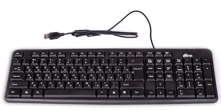 Клавиатура Ritmix RKB-103, USB