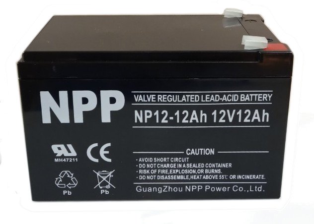 Аккумулятор для ИБП 12V NPP, 7Ah от интернет-магазина kancelyar.by