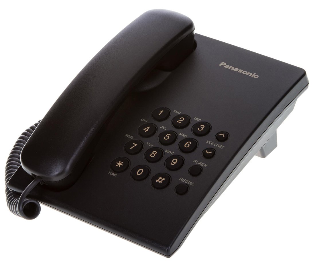 Телефон Panasonic KX-TS2350RUB от интернет-магазина kancelyar.by
