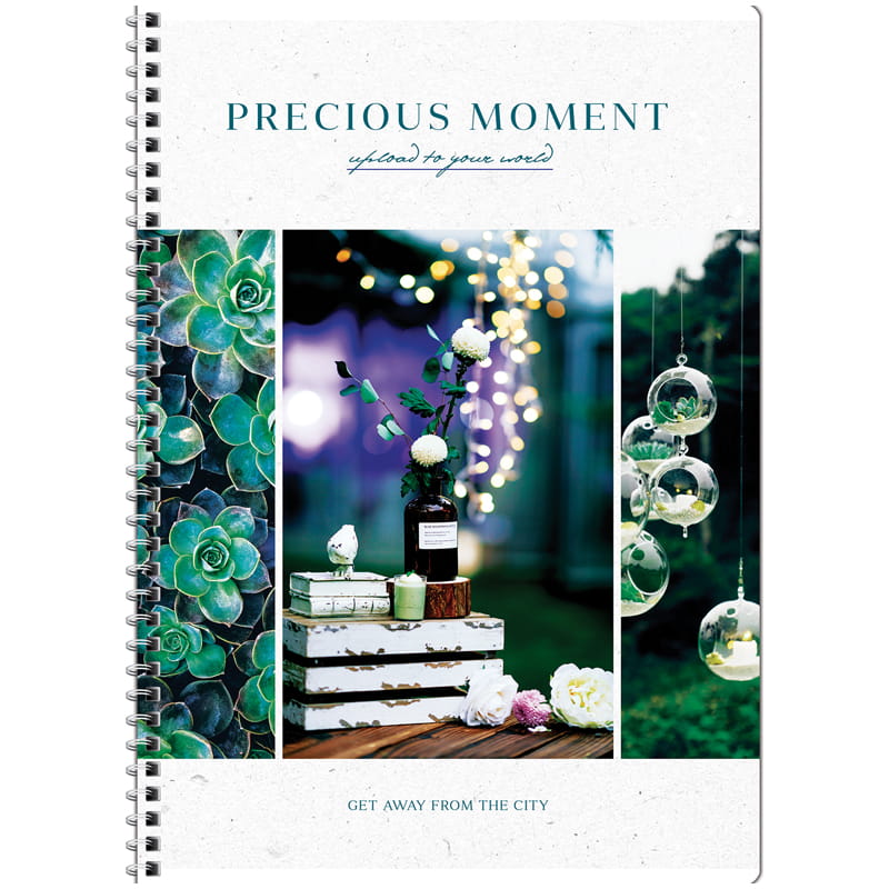 Тетрадь А4 80л, на спирали "Стиль. Precious moments", клетка