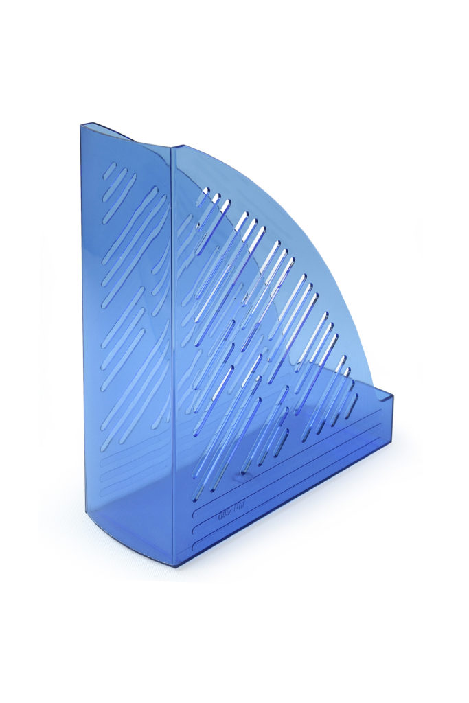 Лоток вертик. "85", прозрачно-синий