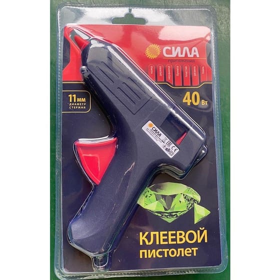 Клеевой пистолет 40вт, СИЛА SGG40-01 от интернет-магазина kancelyar.by
