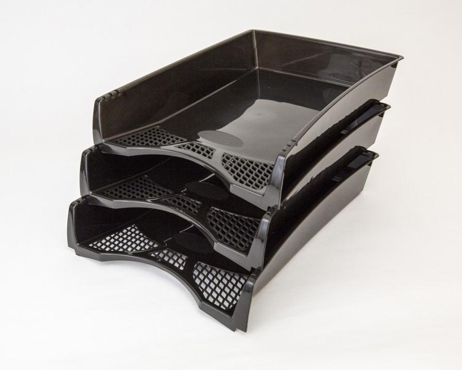 Лоток гориз. "Офис-Класс", серый