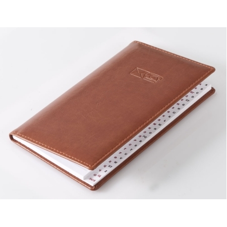 Телефонная книга, Brunnen, Софт, 87*153мм, коричн.