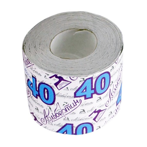 Туалетная бумага 40м Альбертин, однослойная