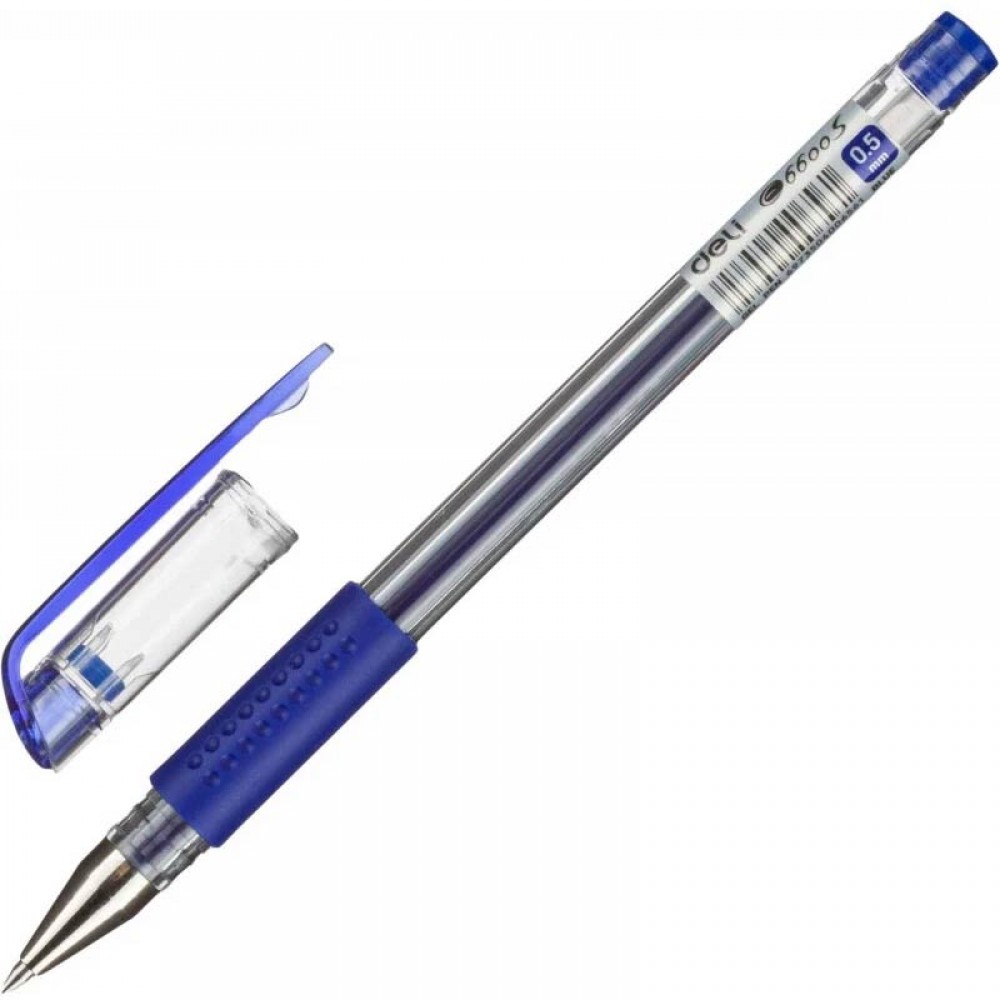 Ручка гелевая "Daily", синяя, Deli от интернет-магазина kancelyar.by