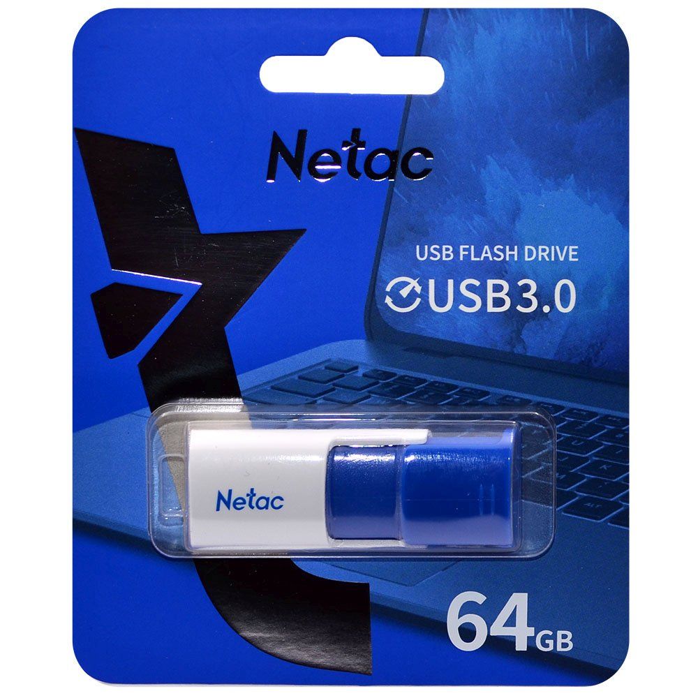 Флешка 64Gb Netac U182, Blue, USB 3.0 от интернет-магазина kancelyar.by