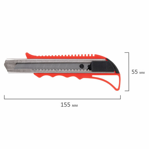 Нож канцелярский 18мм усиленный "Profit", STAFF от интернет-магазина kancelyar.by