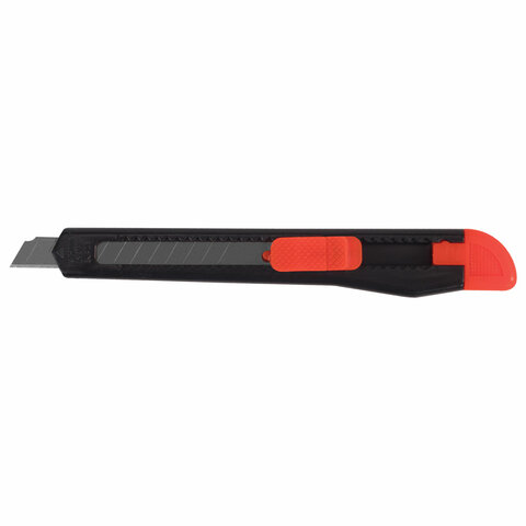 Нож канцелярский 9мм "Basic", STAFF от интернет-магазина kancelyar.by