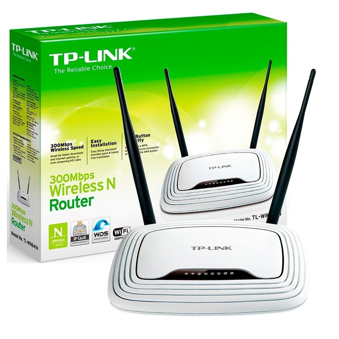 Маршрутизатор Wi-Fi TP-Link WR841N от интернет-магазина kancelyar.by