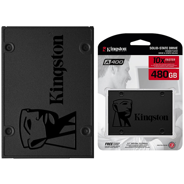 Накопитель SSD Kingston A400 480GB, 2,5", SATA 6Gb/s от интернет-магазина kancelyar.by
