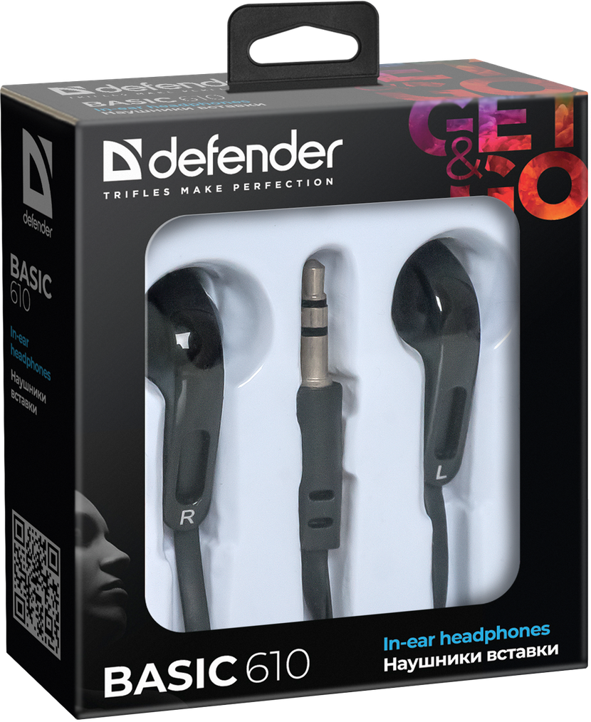 Наушники Defender Basic 610 от интернет-магазина kancelyar.by