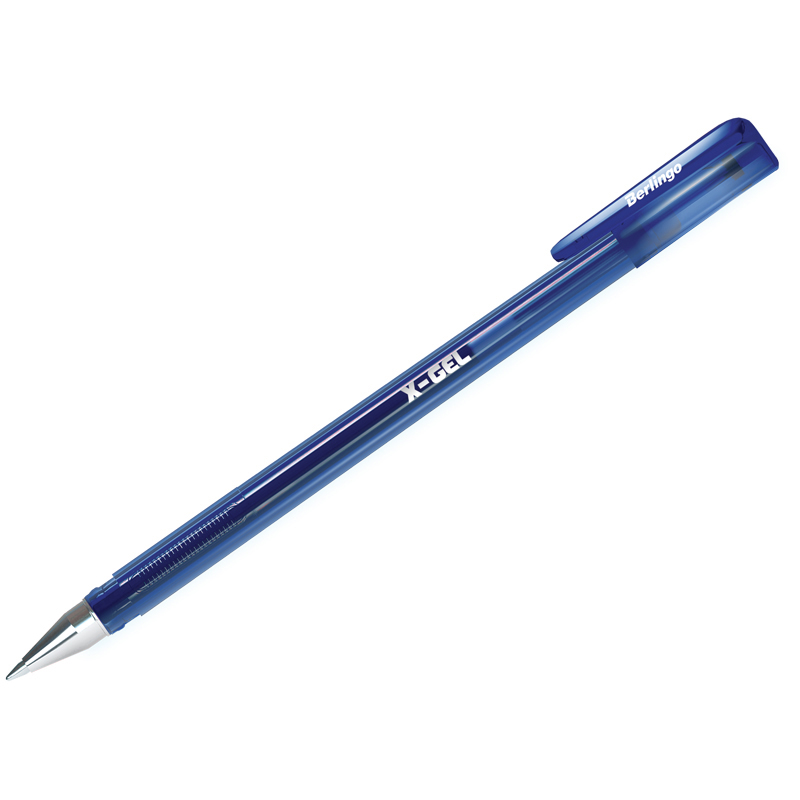 Ручка гелевая "X-Gel", синяя от интернет-магазина kancelyar.by