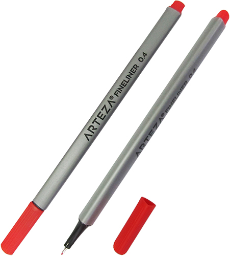 Ручка капиллярная, красная, SkyGlory SG854 от интернет-магазина kancelyar.by