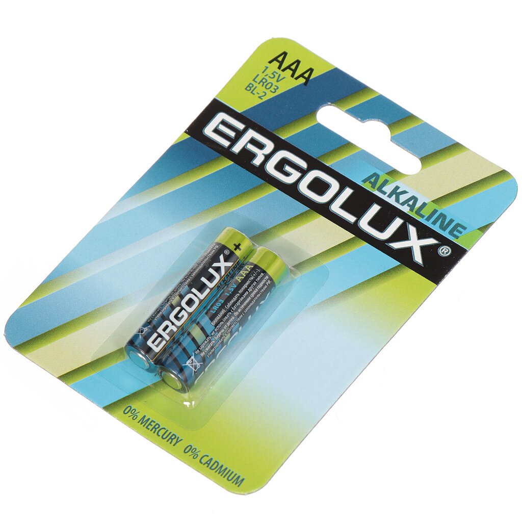 Батарейка AAA Ergolux BP-24 от интернет-магазина kancelyar.by
