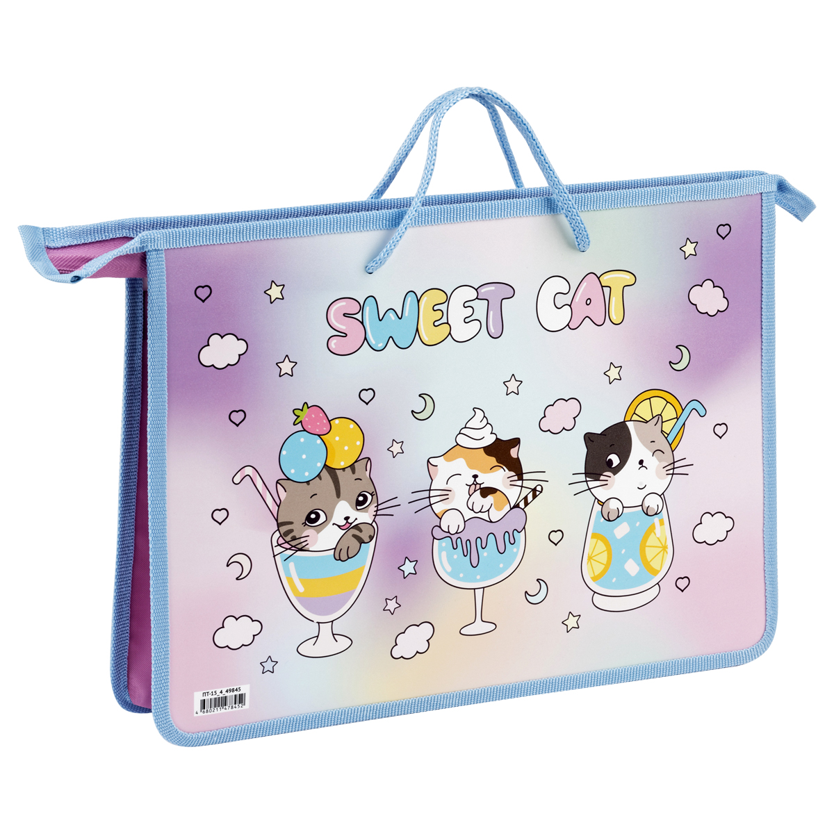 Папка А4 с ручками "Sweet Cat" ArtSpace от интернет-магазина kancelyar.by