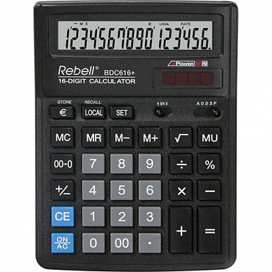 Калькулятор Rebell RE-BDC616, 16 разрядов от интернет-магазина kancelyar.by